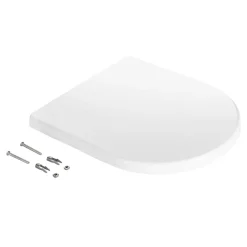 Schulte Wc Déclipsable - Avec Frein De Chute - Lunette Et Couvercle - Duroplast - Blanc
