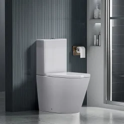 Dileci WC en Céramique Blanche à poser - Design moderne* Wc À Poser