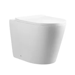 Rentside WC EN PORCELAINE WALL HUNG - SUR PIEDS BLANC* Wc À Poser