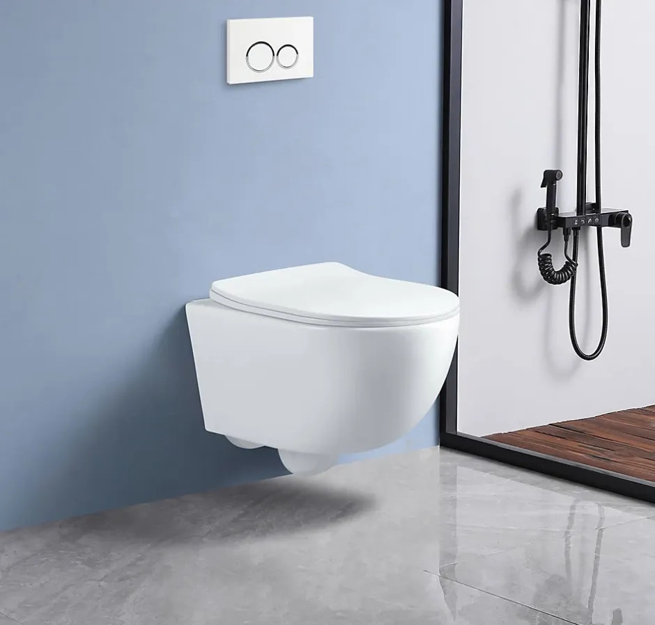 Rentside WC EN PORCELAINE WALL HUNG - SUSPENDU BLANC* Wc Suspendu