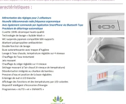 Toptoilet WC Japonais Suspendu CRYSTAL 2* Wc Japonais