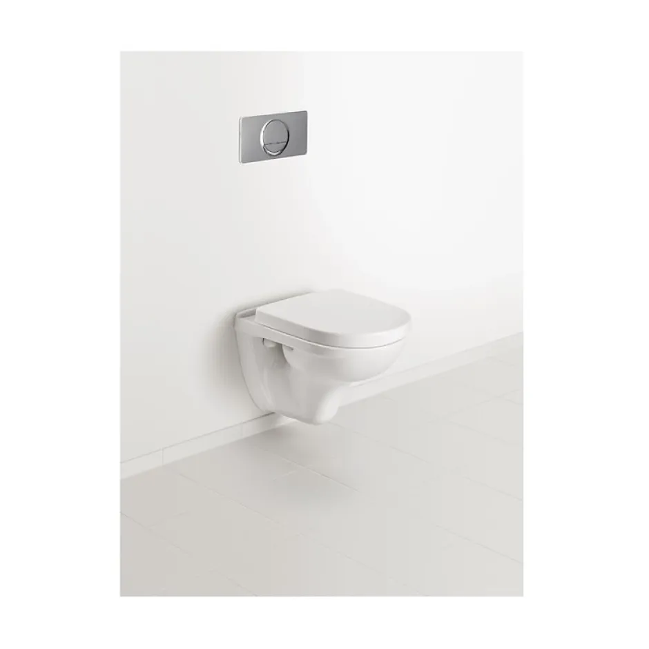 Villeroy & Boch WC suspendu compact sans bride O.novo VILLEROY ET BOCH 36 x 49 cm + abattant* Wc Suspendu
