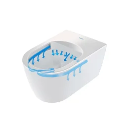 Duravit WC suspendu compact sans bride Me by Starck avec abattant frein de chute* Wc Suspendu