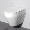 Am.Pm Europe WC suspendu céramique sans bride cuvette WC suspendu sans bord FlashClean abattant amov. frein chute softclose blanc AM.PM* Wc Suspendu