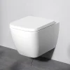 Am.Pm Europe WC suspendu céramique sans bride cuvette WC suspendu sans bord FlashClean abattant amov. frein chute softclose, blanc AM.PM Gem