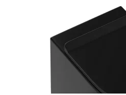 Vente-unique WC suspendu noir mat en céramique sans bride - JAVOINE