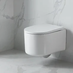 Swiss Aqua Technologies WC suspendu sans bride et fixations invisibles, abattant frein de chute (SAT72010RREXP)