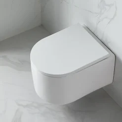 Swiss Aqua Technologies WC suspendu sans bride et fixations invisibles, abattant frein de chute (SAT72010RREXP)