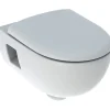 Geberit WC suspendu sans bride Renova, semi-caréné + abattant ralenti et déclipsable, Blanc* Wc Suspendu