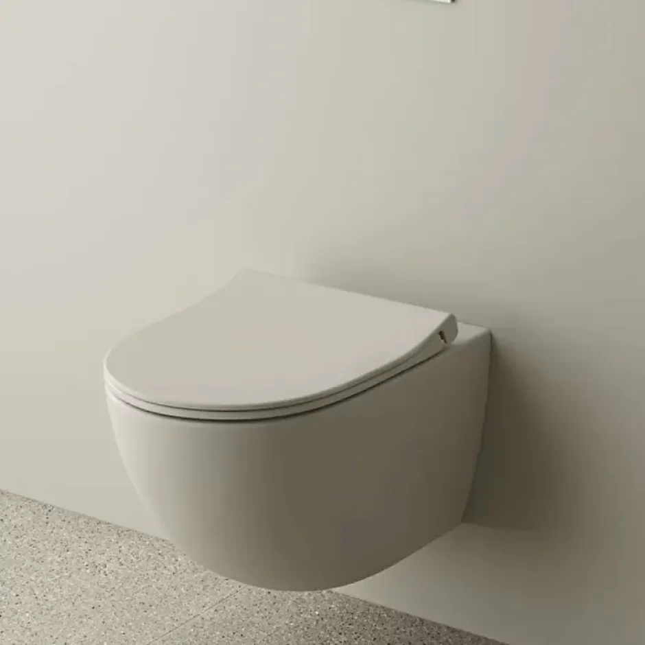 Vitra WC suspendu sans bride Sento lin + abattant
