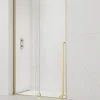 Swiss Aqua Technologies X-MOTION Porte de douche 110x200cm Coulissante, anticalcaire avec profilé Or brillant (SATBWIXM110NIKAZ)* Porte De Douche