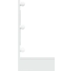 zmh Armoire à miroir avec LED blanc 90x31,5x62 cm* Meuble Wc