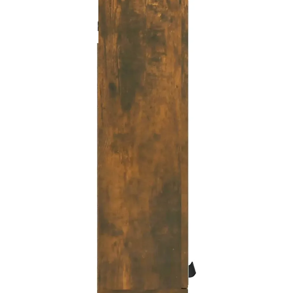 zmh Armoire à miroir de salle de bain Chêne fumé 64x20x67 cm* Meuble Wc