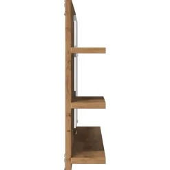 zmh Armoire à miroir de salle de bain chêne artisanal 90x11x45 cm* Meuble Wc
