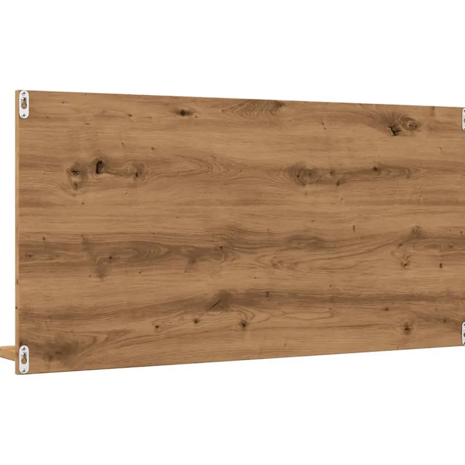 zmh Armoire à miroir de salle de bain chêne artisanal 90x11x45 cm* Meuble Wc