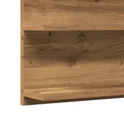 zmh Armoire à miroir de salle de bain chêne artisanal 90x11x45 cm* Meuble Wc
