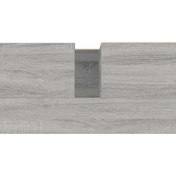 zmh Armoire de bain sonoma gris 65x33x60 cm bois d'ingénierie