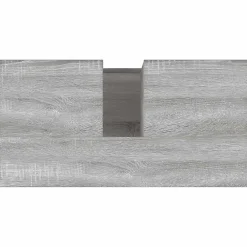 zmh Armoire de bain sonoma gris 65x33x60 cm bois d'ingénierie