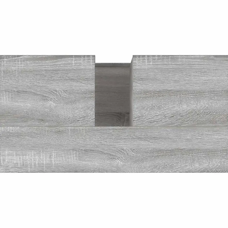 zmh Armoire de bain sonoma gris 65x33x60 cm bois d'ingénierie
