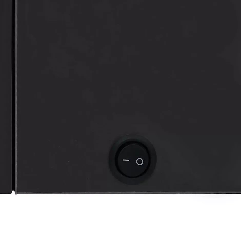 zmh Armoire de salle de bain à miroir LED 89x14x62 cm