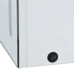 zmh Armoire de salle de bain à miroir LED 60x14x62 cm* Meuble Wc