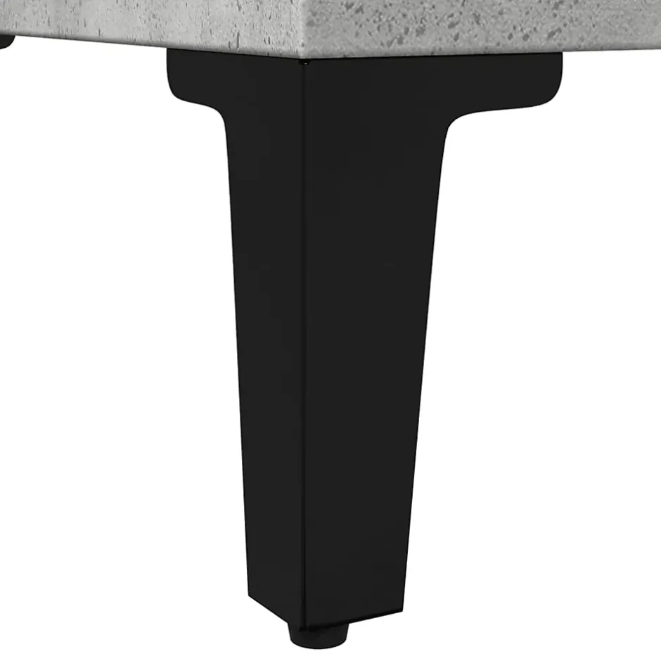 zmh Armoire de salle de bain gris béton 30x30x190 cm