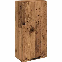 zmh Armoire de salle de bain murale vieux bois 32x20x67 cm* Meuble Wc