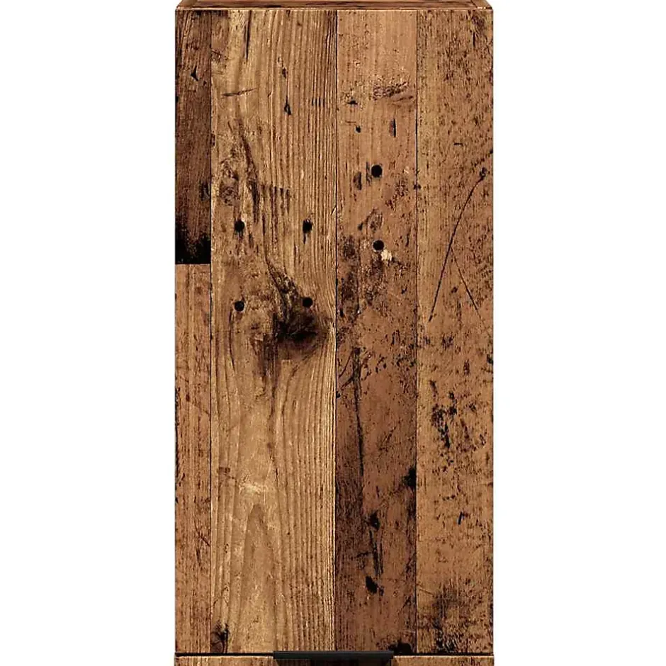 zmh Armoire de salle de bain murale vieux bois 32x20x67 cm* Meuble Wc