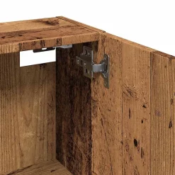 zmh Armoire de salle de bain murale vieux bois 32x20x67 cm* Meuble Wc