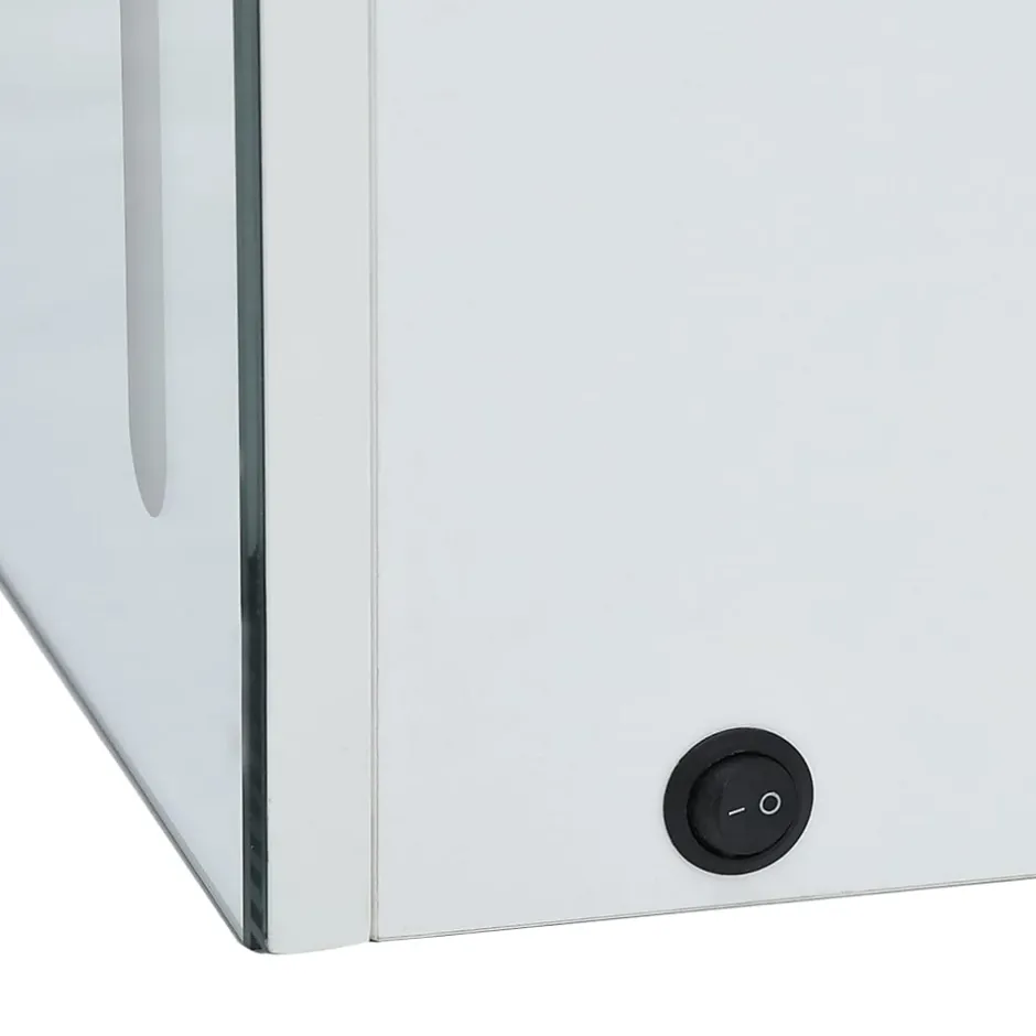 zmh Armoire de salle de bain à miroir LED 50x13x70 cm* Meuble Wc