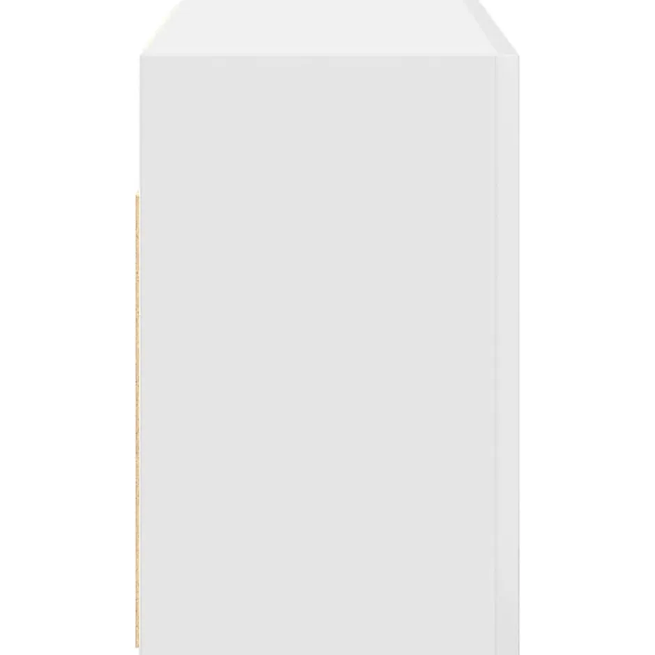 zmh Armoire murale de bain blanc 60x25x40 cm bois d'ingénierie* Meuble Wc
