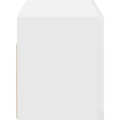 zmh Armoire murale de bain blanc 60x25x30 cm bois d'ingénierie* Meuble Wc