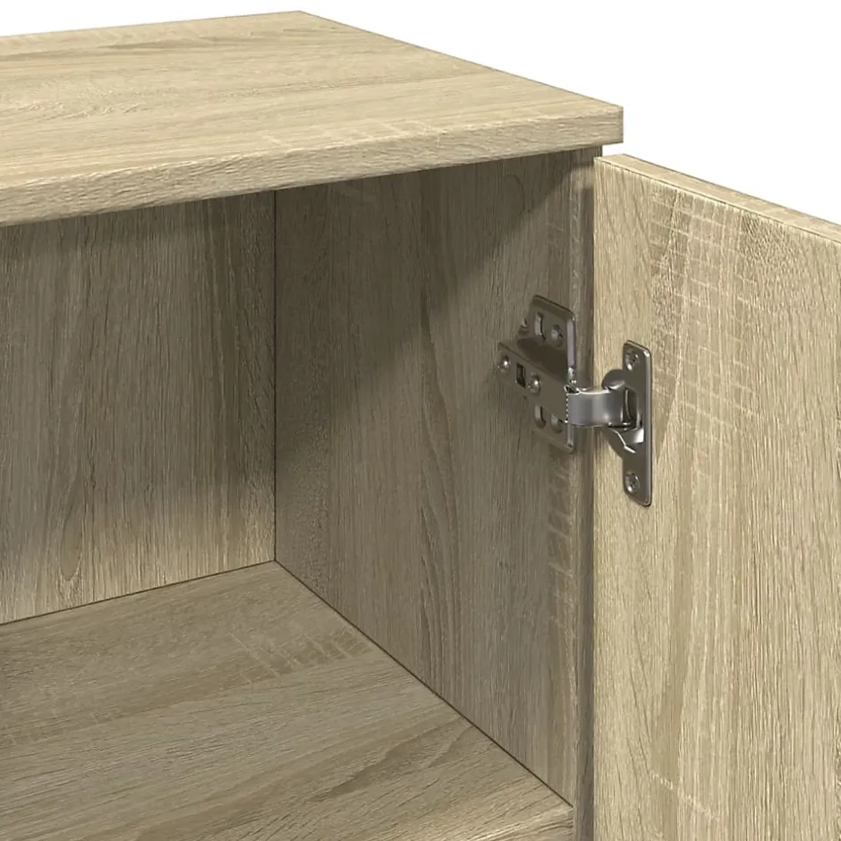 zmh Armoire salle de bain chêne sonoma 30x30x190 cm* Meuble Wc