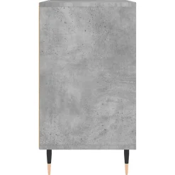 zmh Armoire salle de bain gris béton 80x33x60cm bois d'ingénierie* Meuble Wc