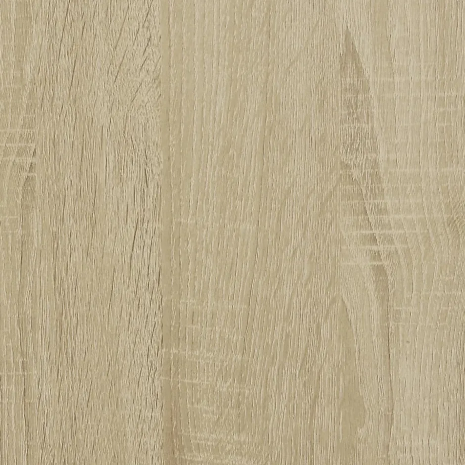 zmh Armoire salle de bain chêne sonoma 80x33x60cm bois d'ingénierie