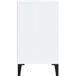 zmh Meuble d'évier blanc 80x33x60 cm bois d'ingénierie* Meuble Wc