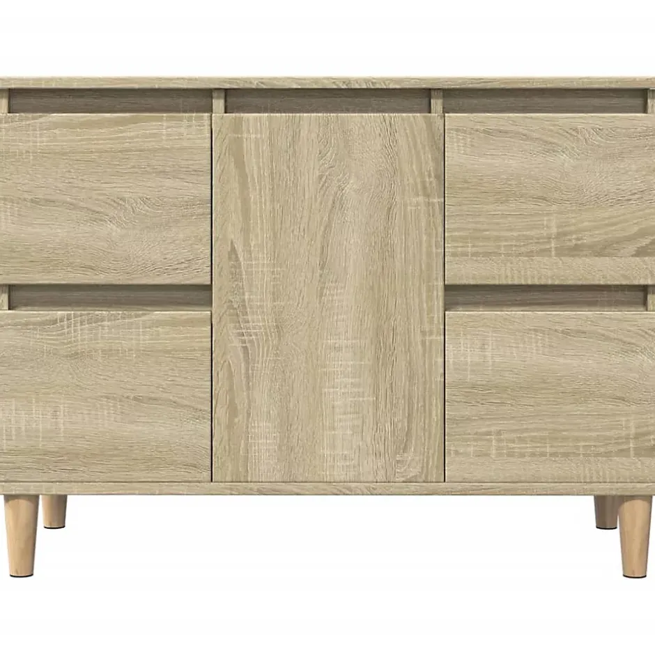 zmh Meuble d'évier chêne sonoma 80x33x60 cm bois d'ingénierie* Meuble Wc