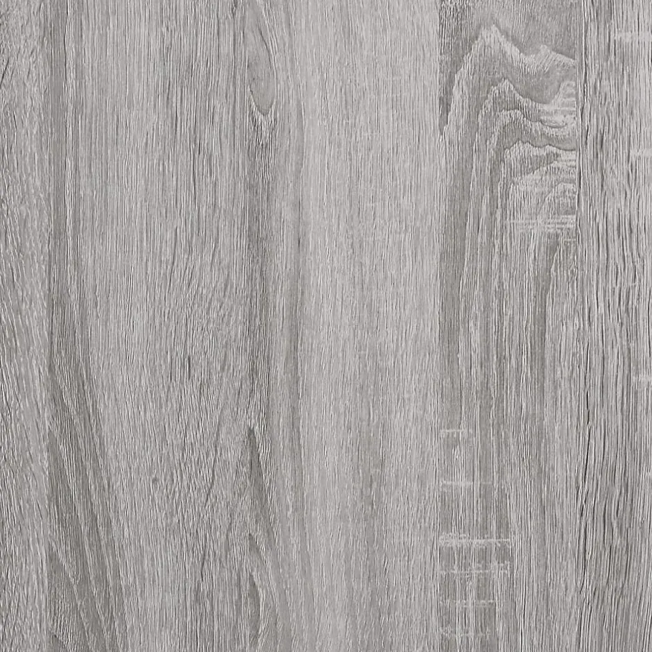 zmh Meuble d'évier sonoma gris 58x33x60 cm bois d'ingénierie